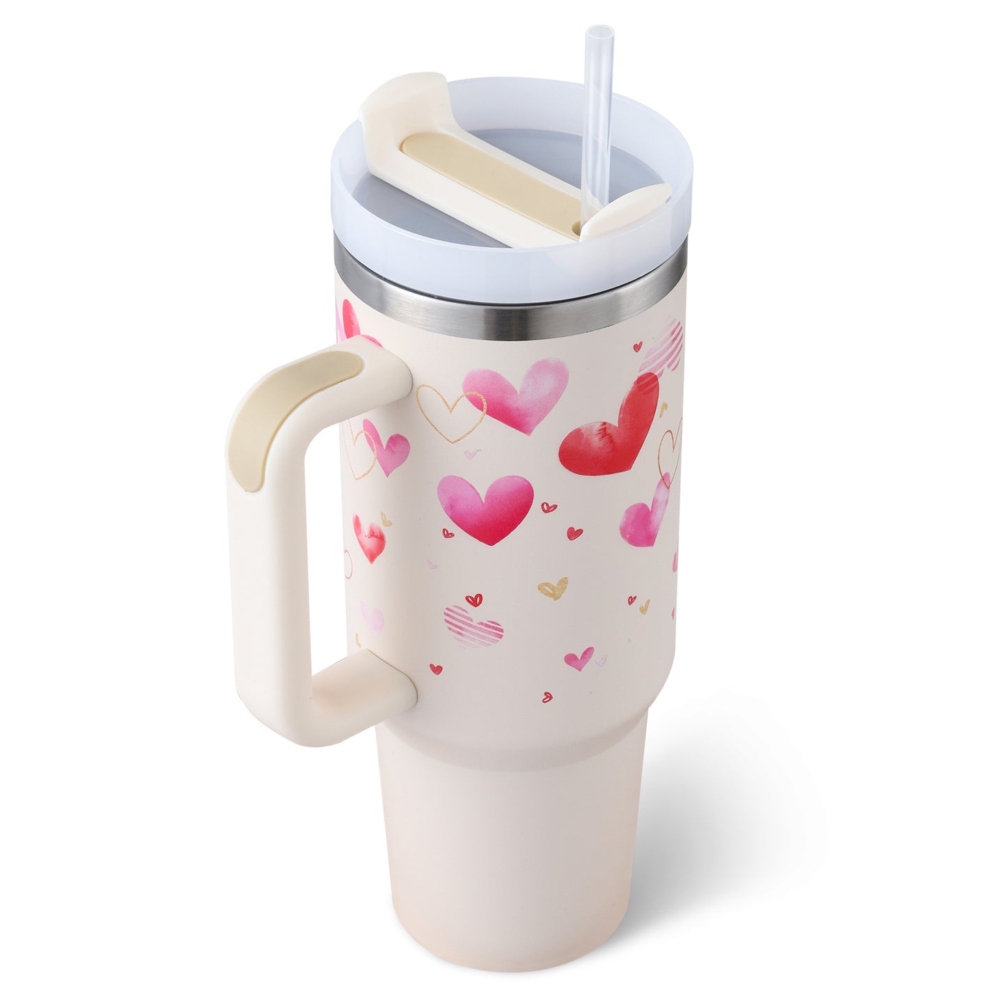 40oz Insulated Stainless Steel Tumbler with Handle