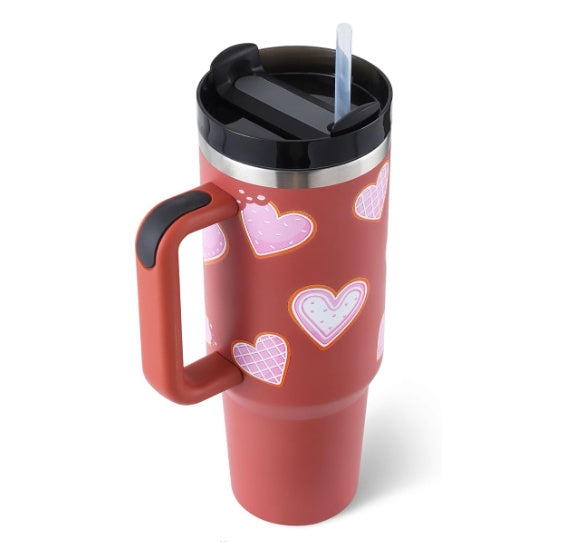 40oz Insulated Stainless Steel Tumbler with Handle