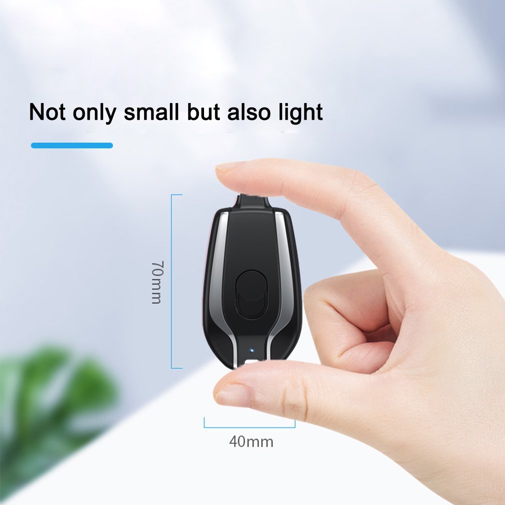 1500mAh Mini Power Bank with Type-C Fast Charging